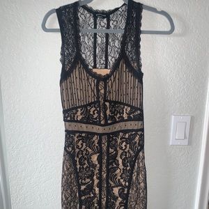 Bebe Black Lace Dress